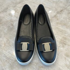 Salvatore Ferragamo rubber soled loafers